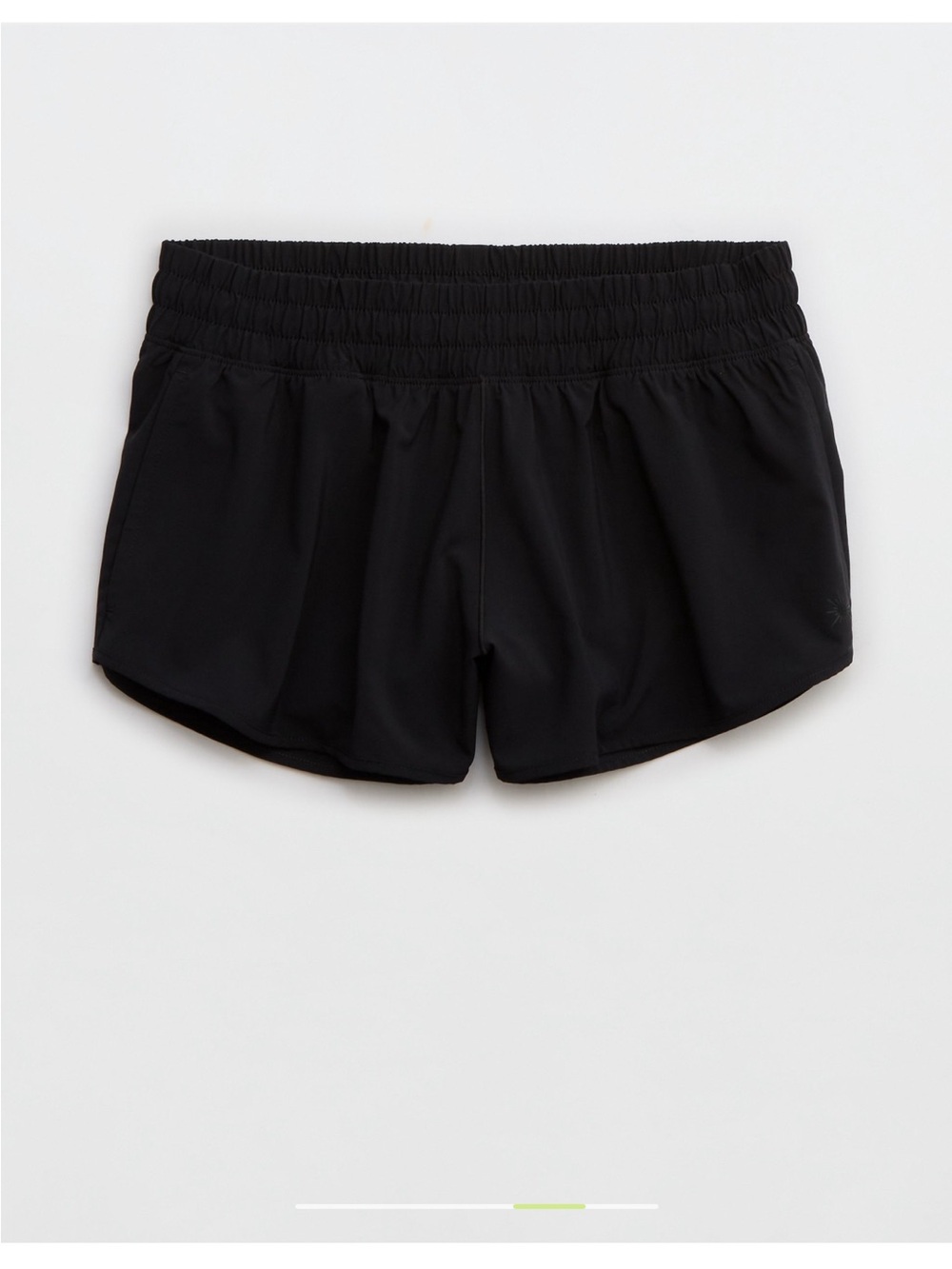 Offline by Aerie Black 2” Hot Stuff Shorts in Size Small